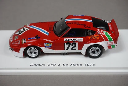 1:43 SPARK S3581 Datsun 240Z #72 24H Le Mans 1975 A.Haller/H.Schuller/B.Maechler