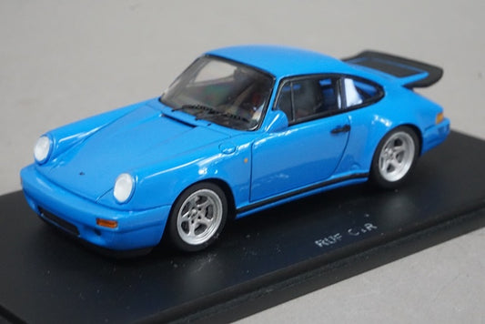 1:43 SPARK KBS002 Porsche Roof CTR Blue