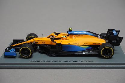 1:43 SPARK S6469 McLaren MCL35 Austrian GP 2020 #4 Lando Norris