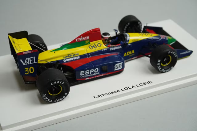1:43 Spark FS17 Lamborghini Racing On Lola LC89B 1990 F1 US GP model car