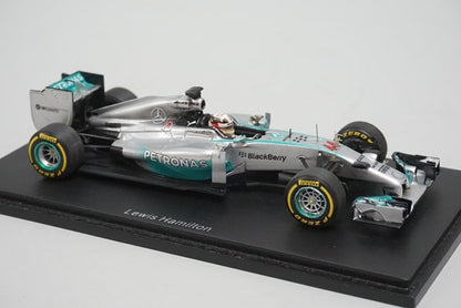 1:43 SPARK S3088 Mercedes AMG PETRONAS F1 W05 China GP Winner 2014 #44 L.Hamilton