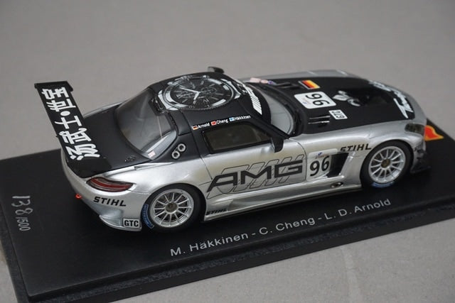 1:43 SPARK SA016 Mercedes-Benz SLS GT3 #96 ILMC Zhuhai 2011 M.Hakkinen