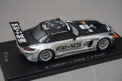 1:43 SPARK SA016 Mercedes-Benz SLS GT3 #96 ILMC Zhuhai 2011 M.Hakkinen