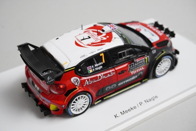 1:43 SPARK S5155 Citroen C3 WRC Monte Carlo Rally 2017 #7 model car