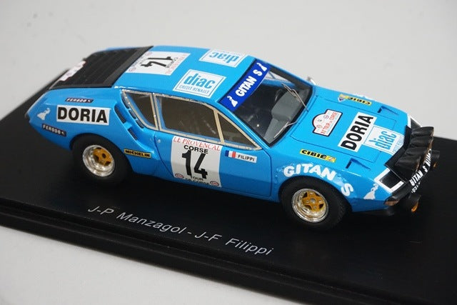 1:43 SPARK S5479 Alpine A310 #14 3rd Tour de Corse 1976