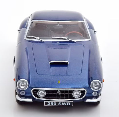 KKDC180763 KK scale 1:18 Ferrari 250 GT SWB, Berlinetta Passo Corto, 1961, blue-metallic