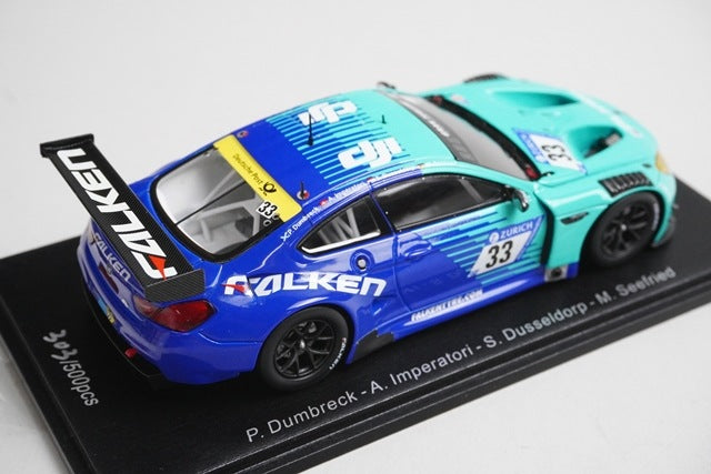 1:43 Spark SG337 BMW M6 GT3 Falken Motorsport Nurburgring 2017 #33 model car