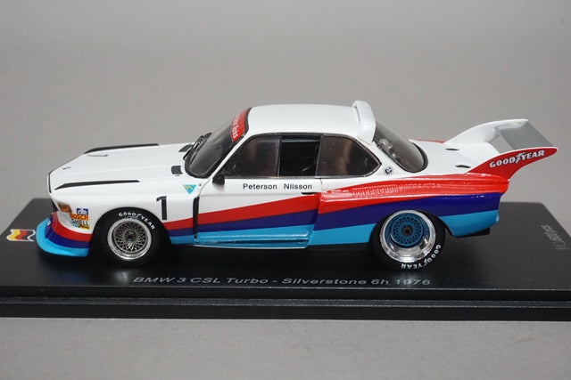 1:43 SPARK SG376 BMW 3.5 CSL Turbo #1 Silverstone 6h 1976 R.Peterson G. Nil