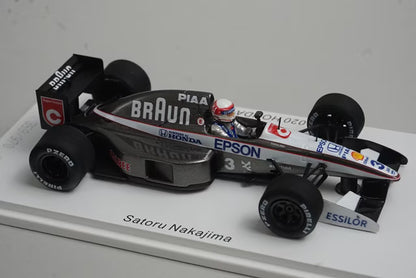 1:43 SPARK ROMU039 Tyrrell 020 Honda USA GP Satoru Nakajima 1991 #3