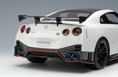 IM060B Make Up IDEA 1:18 Nissan GT-R NISMO 2022 White Pearl