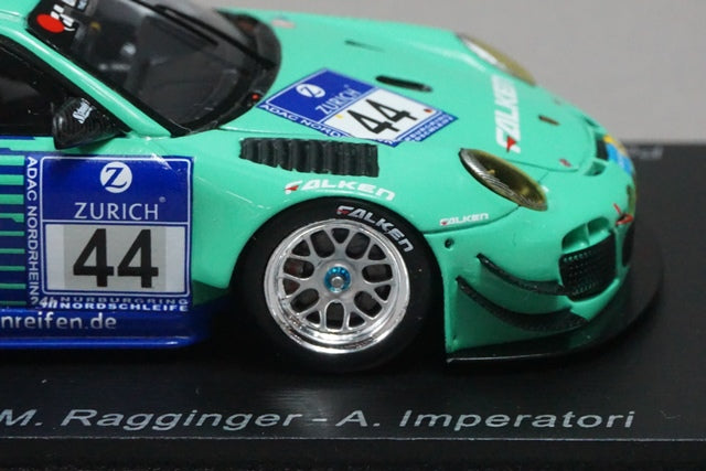 1:43 SPARK SG186 Porsche 997 GT3 R FALKEN Nurburgring 24h 2015 #44