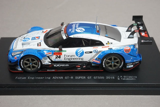 1:43 EBBRO 45626 NISMO Forum Engineering ADVAN GT-R GT500 #24 White/Blue