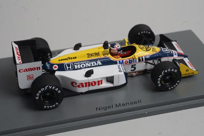 1:43 SPARK S7482 Williams FW11B French GP Win N.Mansell 1987 #5