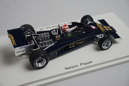 1:43 SPARK S4815 Ensign N177 German GP 1978 #22 N. Piquet model car