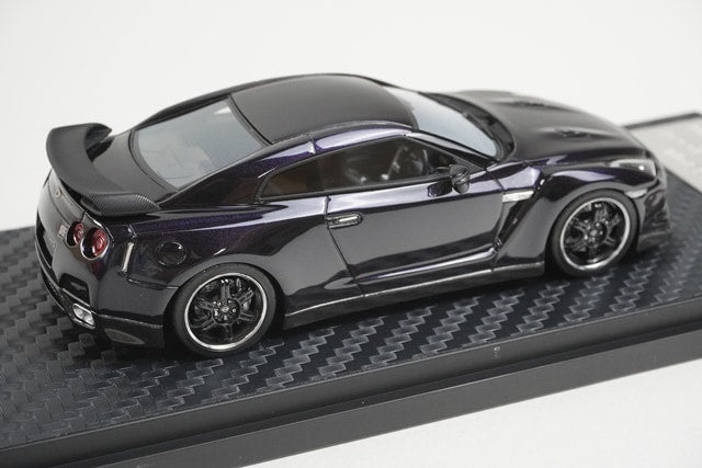 1:43 HPI 8437 Nissan GT-R (R35) Spec V Ultimate Opal Black model car