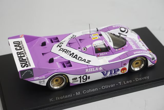1:43 SPARK KBS017 Porsche 962C LM Le Mans 1990 #19 model car