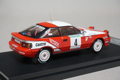 1:43 HPI 8146 Mirage Toyota Celica GT-Four Rally Sweden 1992 #4 model car