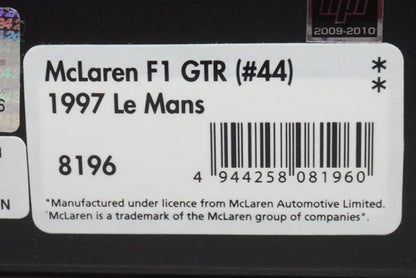 1:43 HPI 8196 McLaren F1 GTR Le Mans 1997 #44