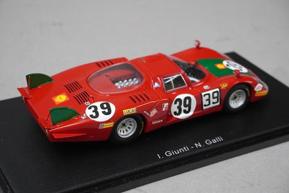 1:43 SPARK S4366 Alfa Romeo 33/2 Le Mans 1968 #39 model car
