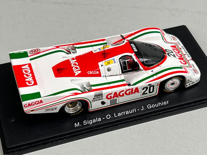 1:43 Spark S4436 Porsche 956 Le Mans 7th 1984 #20 M. Sigara / O. Larrauri / J. Gouillet