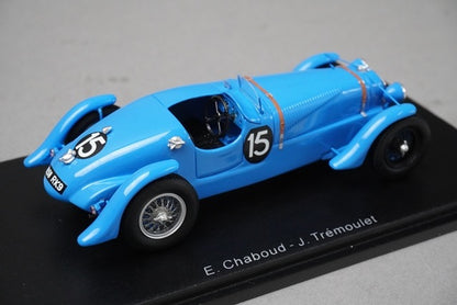 1:43 SPARK 43LM38 Delahaye 135S LM 1938 Winner #15 model car