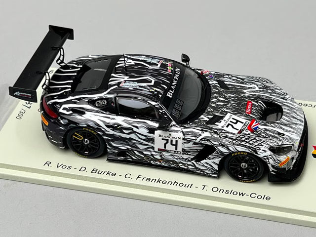 1:43 SPARK SB268 Mercedes AMG GT3 Ram Racing 2nd Pro-Am Cup class SPA 24h 2019 #74