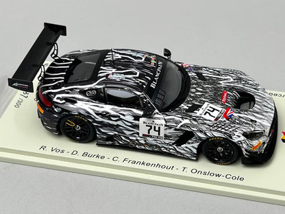1:43 SPARK SB268 Mercedes AMG GT3 Ram Racing 2nd Pro-Am Cup class SPA 24h 2019 #74