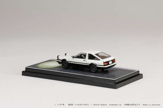 HJ643008DA Hobby JAPAN 1:64 Toyota Sprinter Trueno GT APEX AE86 / Initial D VS Takeshi Nakazato Takumi Fujiwara with driver figure