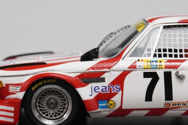 1:43 SPARK S1573 BMW 3.0 CSL LM 8th Le Mans 1977 #71