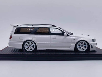 [ Pre-order ] Peako 1:18 Scale Nissan Stagea GTR R34 260RS Wagon in White