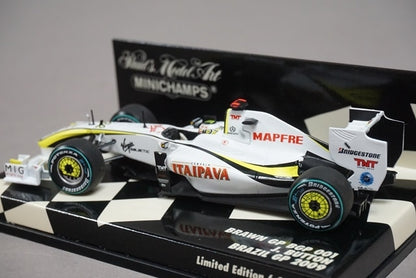 1:43 MINICHAMPS 400090622 Brawn GP BGP 001 Brazil GP 2009 #22 Jenson Button