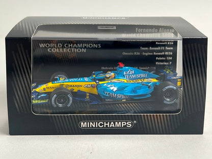 1:43 MINICHAMPS 436060001 Renault F1 Team R26 2006 World Champion #1 F.Alonso model car