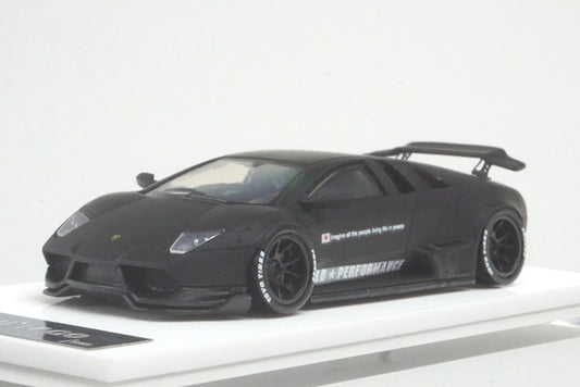 LB670-027 LB PERFORMANCE 1:64 LIBERTY WALK LB Works Murcielago LP670 Matte Black