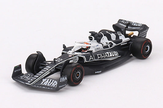 MGT00521-L TSM MINI-GT 1:64 Alfa Tauri F1 AT03 2022 #22 Abu Dhabi GP Hiroki Tsunoda