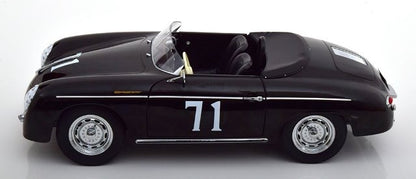 KKDC120097 KK scale 1:12 Porsche 356 A Speedster No.71 1955 Black