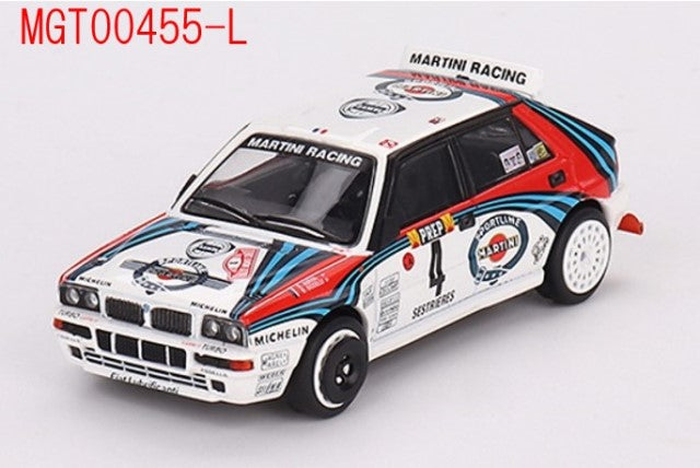 MGTS0002 TSM MINI-GT 1:64 Lancia Delta HF Integrale Evoluzione Monte Carlo Rally 1992 LHD 4Set