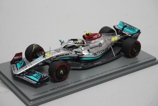 1:43 SPARK S8515 Mercedes AMG Petronas F1 W13 E Performance Bahrain GP 2022 #44 L.Hamilton