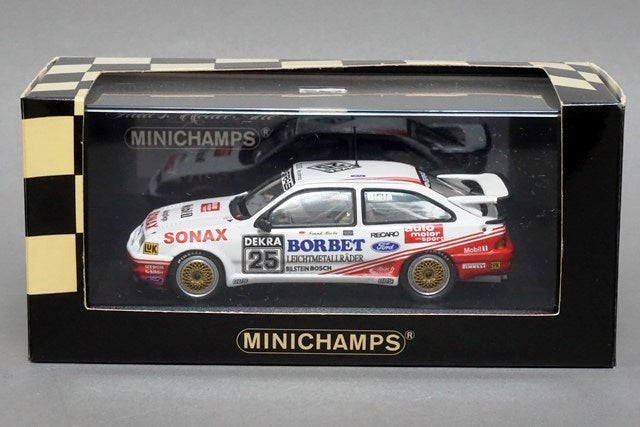 1:43 MINICHAMPS 430898025 Ford Sierra RS500 Team Grab DTM 1989 #25 Frank Biela