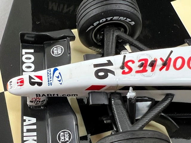 1:43 MINICHAMPS 400030116 B･A･R Honda 005 Japanese GP 2003 #16 T.Sato model car