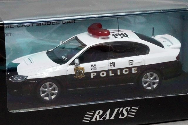 1:43 RAI'S H7430707 Subaru Legacy B4 2.0GT 2007 Metropolitan Police Highway Traffic Police Vehicle Speed 10