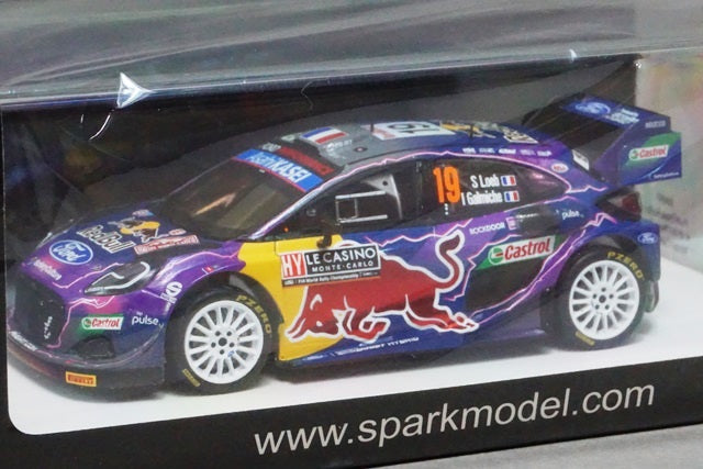 1:43 SPARK S6697 Ford Puma Rally 1 M-SPORT Ford World Rally Team Monte Carlo 2022 Winner #19