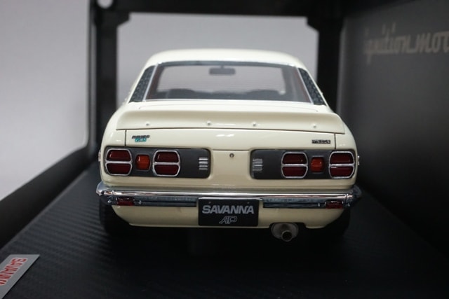 1:18 ignition model IG0703 Mazda Savanna S124A White Watanabe-Wheels