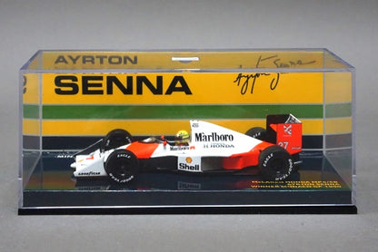 1:43 MINICHAMPS 547904127 McLaren Honda MP4/5B Monaco GP 1990 Winner #27 A.Senna Marlboro