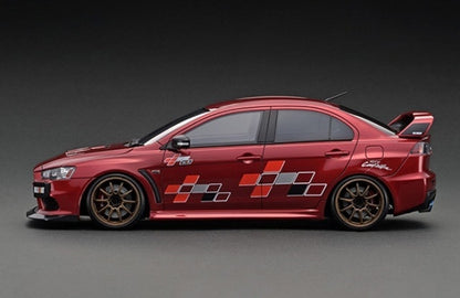 [ Pre-order ] IG3211 ignition model 1:18 Mitsubishi Lancer Evolution X (CZ4A) Red Metallic With Engine