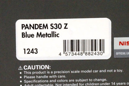 1:43 ignition model IG1243 PAMDEM S30 Z Blue Metallic