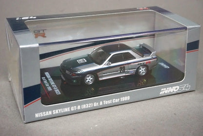 IN64-R32-89TC INNO Models 1:64 Nissan Skyline GT-R (R32) Gr.A Test Car 1989