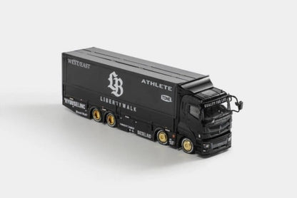 KS073-302 Gaincorp Products GCD 1:64 Mitsubishi Fuso LB-TRUCKS Super Great Transporter Black