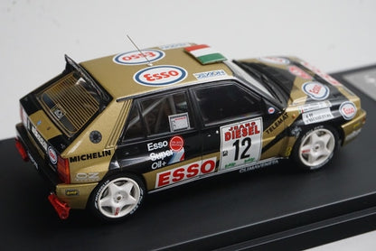 1:43 HPI 8062 Lancia Delta HF Integrale ESSO 1993 San Remo #12 Black x Gold