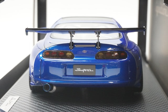 1:18 ignition model IG1354 Toyota Supra JZA80 RZ Blue model car