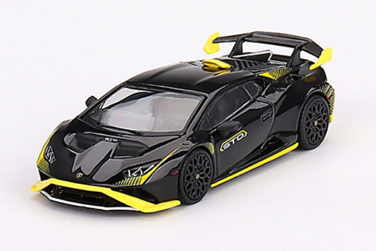 MGT00638-L TSM MINI-GT 1:64 Lamborghini HURACAN STO Nero Noctis LHD model car